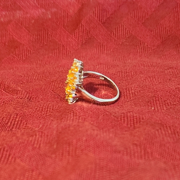 SS gemstone ring Size 7 - Picture 2 of 4